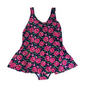 Shore Shapes One Piece Swimsuit Swimwear Women's 16 Floral Pink Tummy Control